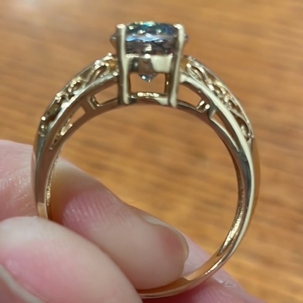 Mystic topaz ring - Picture 6 of 9